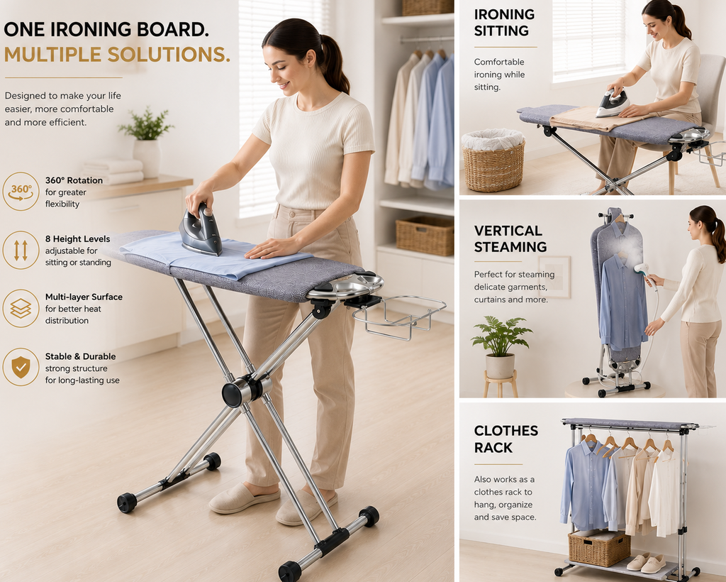 Tabla de Planchar Premium 360°